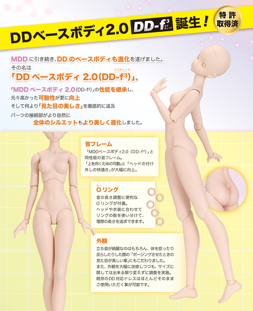 DDベースボディ2.0（DD-f³）