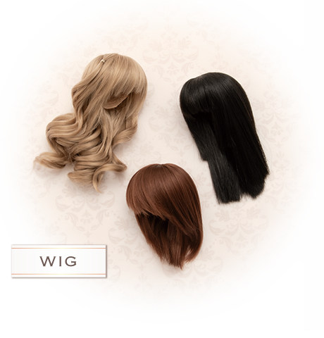 WIG 3種類のウィッグバリエーション