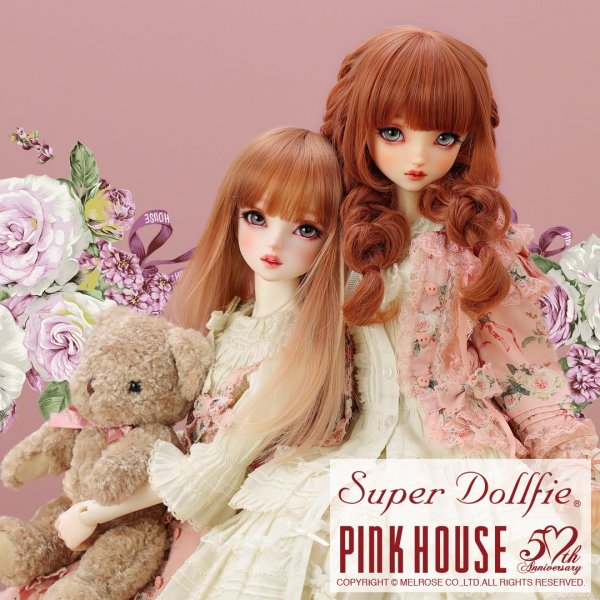 【SUPER DOLLFIE・meets・PINK HOUSE】まぁちゃ＆ゆめぴ 先行展示のお知らせ