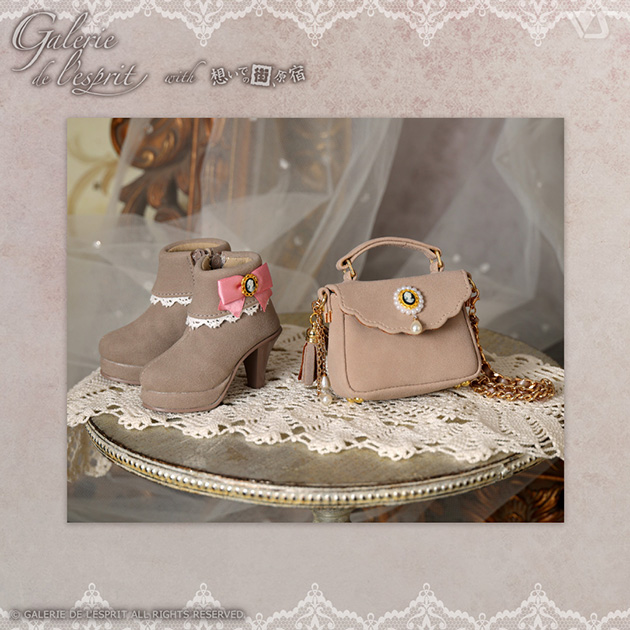 Galerie de l'esprit「Chain Flap Bag & Folded Short Boots（チェーンフラップバッグ＆フォルデッドショートブーツ）」