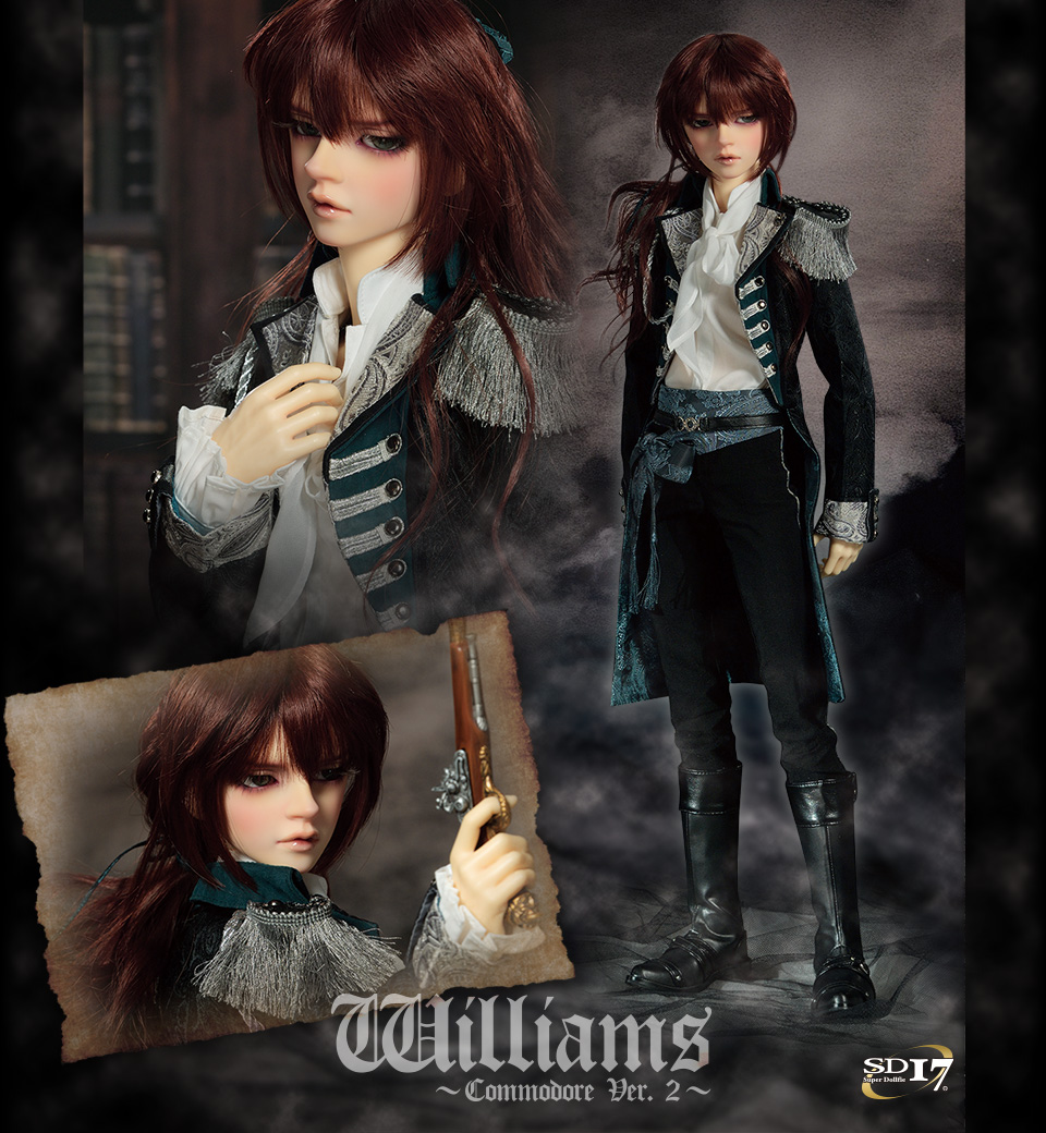 Super Dollfie 17 男の子　Williams ～Commodore Ver. 2～