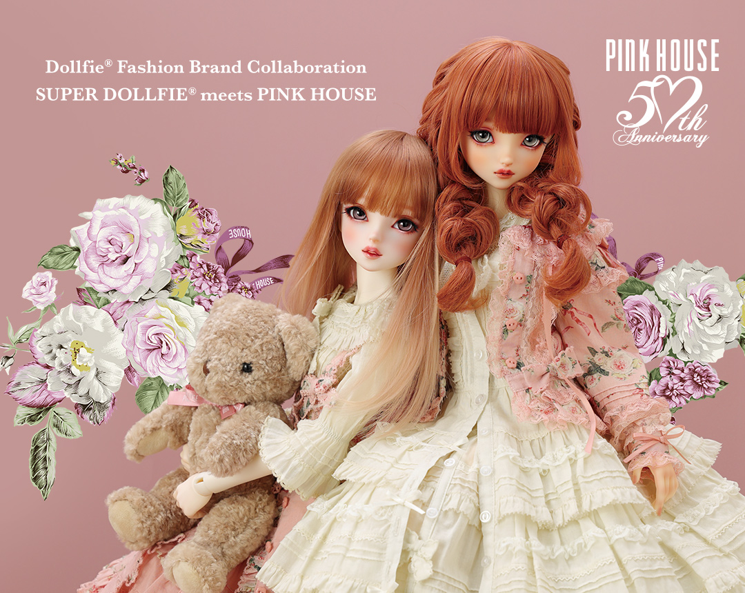 Super Dollfie meets PINK HOUSE