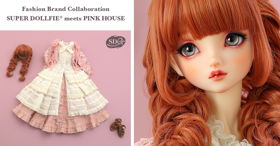 Super Dollfie meets PINK HOUSE