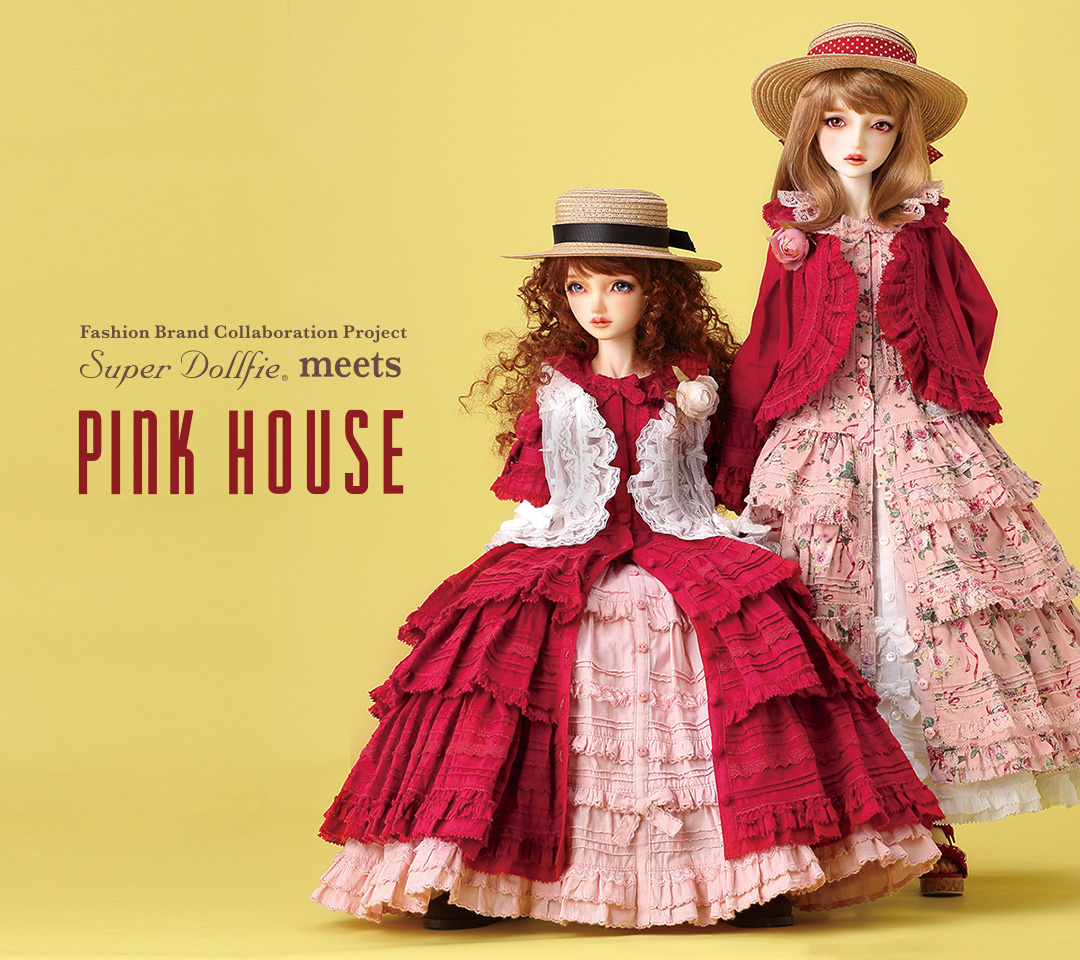 Super Dollfie meets PINK HOUSE